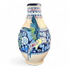 Kunst Nouveau Majolika Vase