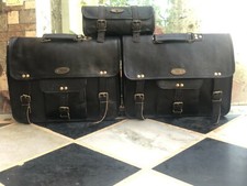 Motorrad große Taschen Leder