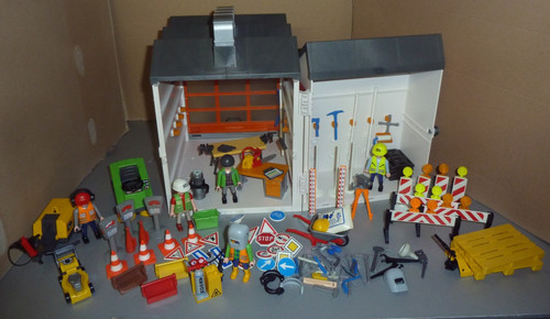 Playmobil 4043 bauhof zum - bauhof,