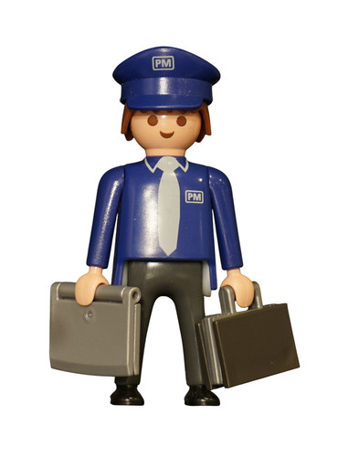 Playmobil figur zug - zug, bahnhof