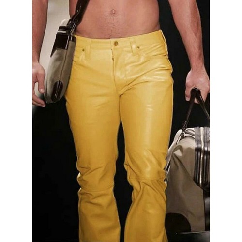 Neu herren leder hose - hose, echt