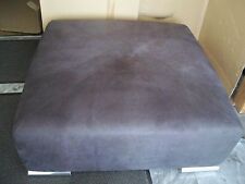  XXL Hocker Antrazit Mikrofaser in Wildlederoptik  Gutmann Factory