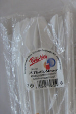 100 St Messer Plastikbesteck Einweg Besteck Party Restposten Sonderposten Posten