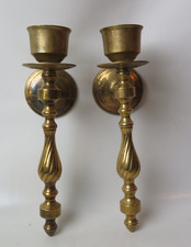 2x Massiver Wandkerzenhalter