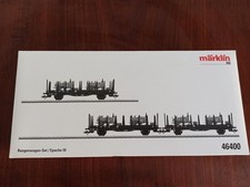 MÄRKLIN 46400 "RUNGENWAGEN-SET", EPOCHE III, MIT 6 TRAKTOREN, ALLES WIE NEU+OVP!