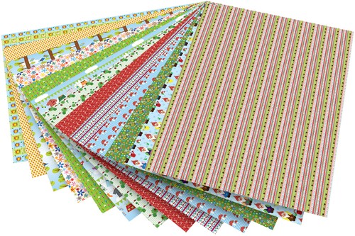 Folia motivkarton garten 500 - motivkarton, "garten"