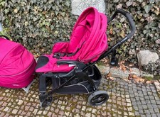 Kombikinderwagen Kinderwagen Peg Perego Book plus magenta