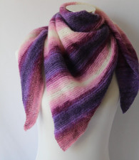 Dreieckstuch  Farbverlauf  Schal Stola Handarbeit Tuch  schal poncho  Unikat