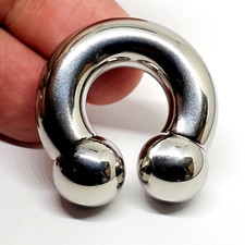 Hufeisen Piercing 14mm Kugeln