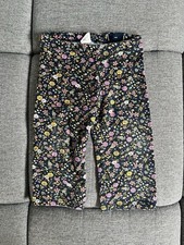 Weite Hose mit Blumenmuster - Gr. 80 - H&M 