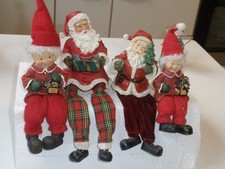 Konvolut Kantenhocker Weihnachtsmann  Figur, Dekoration,  Weihnachten