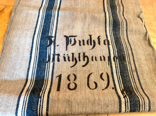 Leinensack bauern leinen 1869 - bauern,