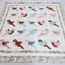 Handmade Colorful Birds Cotton