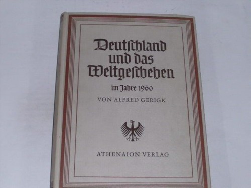 Gerigk alfred deutschland - gerigk,, und