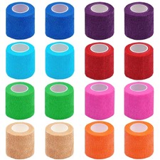 Selbstklebender Verband,16 Rollen 5cm x 4.5m Elastische Verbandsmaterial Selb...