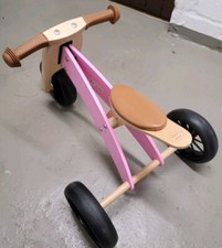 Bandits and Angels Laufrad, 4 In 1 Laufrad Holz Kinderlaufrad 