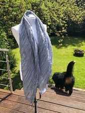 Damen-Tuch Schal von ZABAIONE, grau, ca. 180x70 cm