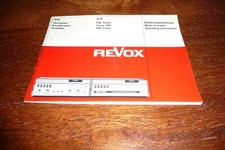 Bedienungsanleitung-Operating Instructions für Revox A50, A76 ,ORIGINAL