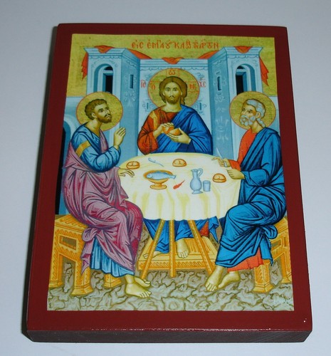 Abendmahl emmaus jesus - abendmahl,