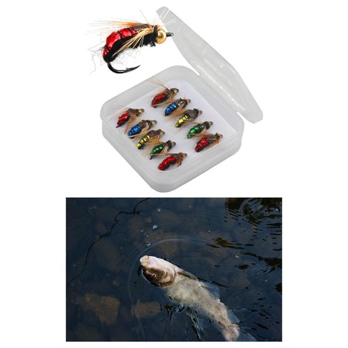 10x fliegenfischen fliegen - 10x,