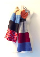 Strickschal Handarbeit  ca. 30 x 160 cm  bunt - NEU -