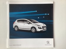 Prospekt Peugeot 3008 Hybrid4 2011 mit Preisliste