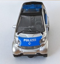 Siku 1302 Smart Fortwo Coupé Polizei Stadtflitzer -  Selten -  1067