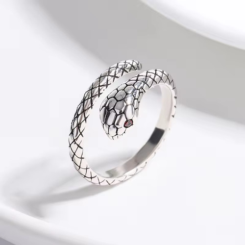 Damen ring schlange motiv - damen,