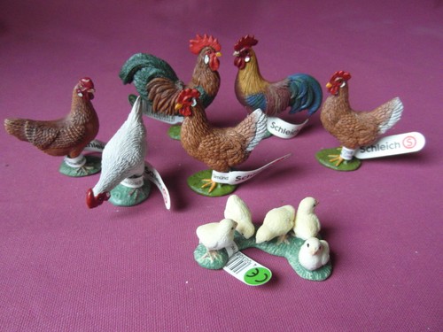 Schleich hahn huhn 13645 - hahn,