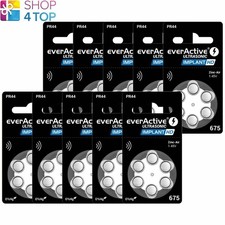 60 Everactive Ultraschall Größe 675 PR44 Implantat HD Batteries Hörgerät 1,45V