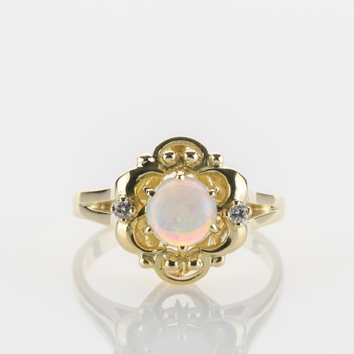 Ring aus 585er gelbgold - ring,