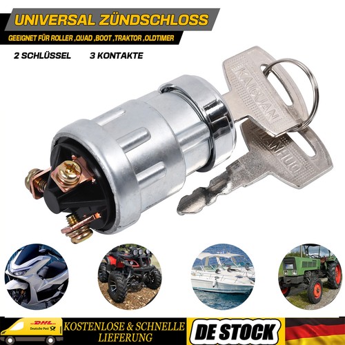 Universal zündschloss 2 - +,