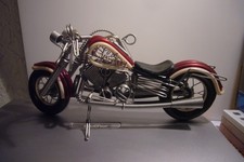 Harley Davidson Motorrad Modell aus Draht,  Chopper Drahtkunst,