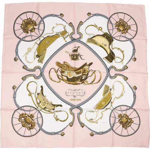 Hermès springs silk scarf - silk,