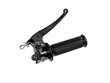 Gasdrehgriff mit Armatur, Schwarz - für Simson KR51 Schwalbe, SR4-2 Star, SR4-3 