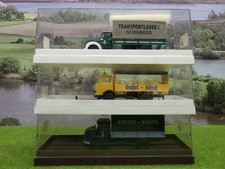 Brekina H0 Konvolut 3 x Pritschen LKW Magirus Mercedes in OVP  (VH) C1163