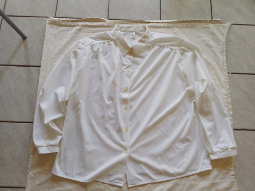 Bluse vintage 80er weiß - 50,