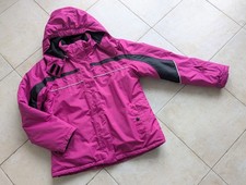 Mädchen Ski-/Snowboardjacke, Winterjacke, ALIVE, Pink-Schwarz, Gr. 146/152