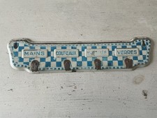 alte Hakenleiste Blech Shabby