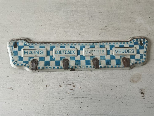 Alte hakenleiste blech shabby - hakenleiste,
