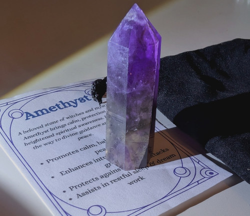 Natürlicher amethyst stab - amethyst, |