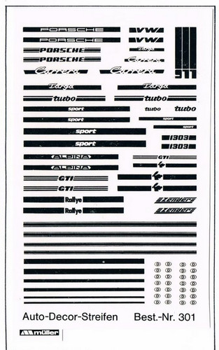 Decals rallye vw gti - "rallye,