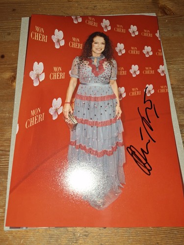 Autogramm foto christine - autogramm,