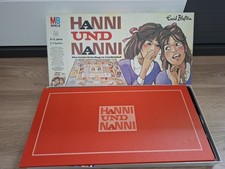 Hanni und Nanni MB Spiel Vollständig Top Zustand Vintage Brettspiel 1988