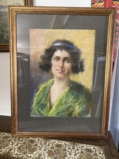 ::PASTEL WOMAN LADY WITH