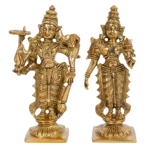 Messing vishnu laxmi - vishnu,