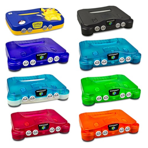N64 konsole schwarz pokemon - n64,