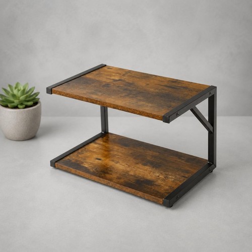 Desktop drucker rack schwarz - desktop,
