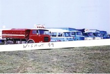 Zirkus-Foto DDR Oldtimer VEB IFA Oldtimerm LKW Liaz Circus Busch-Berolina