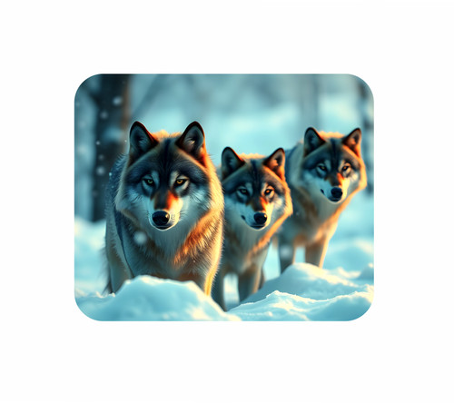 Mousepad fahne flagge wolf - fahne,